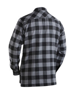 Mynd af BLÅKLÄDER Flannelskyrta flísfóðruð hneppt