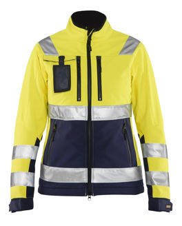 Mynd af BLÅKLÄDER Softshell jakki dömu EN ISO 20471