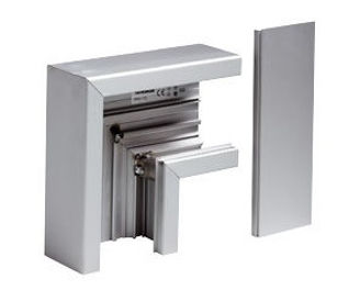 Mynd af Flathorn INKA 123x72x200mm Ál