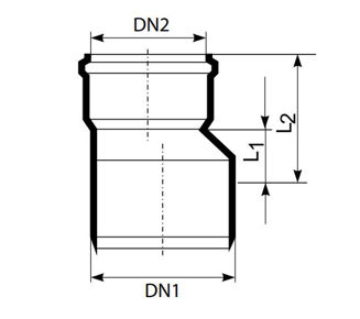 Mynd af  Ultra dB Minnkun DN110x75