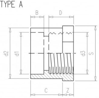 Mynd af PVC Lím Minnkun  40 x      3/4" 