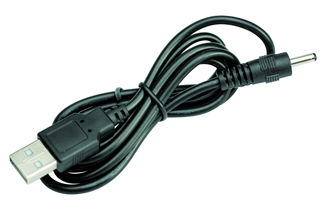 Mynd af USB hleðslusnúra fyrir ljós