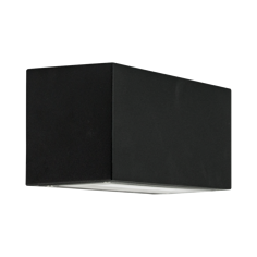 Mynd af Veggljós Case 2x6W 1140lm 2700K Svart