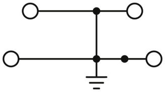 Mynd af Raðtengi-2f. 2,5mm² PTTB 2,5 PE G/G