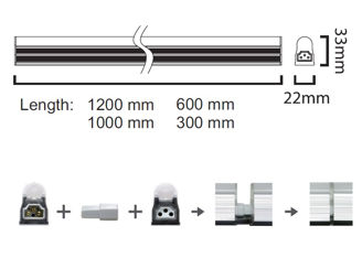 Mynd af Loftljós ÁF Mir LED  5W 300mm
