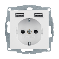 Mynd af Tengill m/bv,S1 hv glans+USB