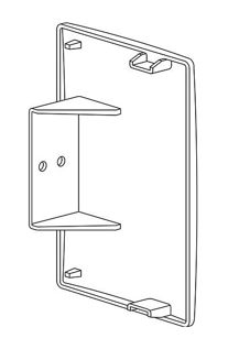 Mynd af Endaplata INKA 123x72x27mm Ál