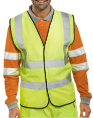 Mynd af Öryggisvesti "Hi Vis" EN ISO 20471