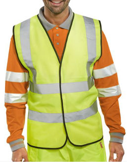 Mynd af Öryggisvesti "Hi Vis" EN ISO 20471