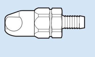 Mynd af Kúpling ErgoQIC 10 Slöngutengi 3/4" 19mm