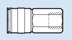 Mynd af Kúpling 10 1/4" BSP Innangengjur
