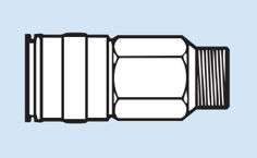 Mynd af Öryggiskúpling 10SE 3/8" BSP Utangengjur