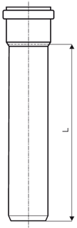 Mynd af PP Rör  70 x 2000mm
