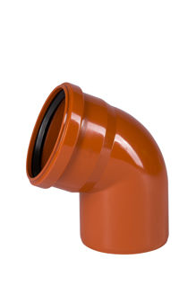 Mynd af PVC Beygja 100mm - 67°