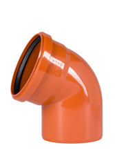 Mynd af PVC Beygja 150mm - 67°