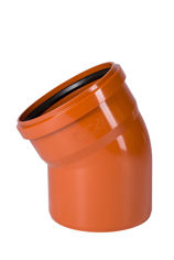 Mynd af PVC Beygja 200mm - 30°
