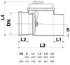 Mynd af PVC Einstefnuloki 200mm