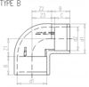 Mynd af PVC Lím Nippil-Hné 50 x 50/40mm