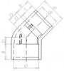 Mynd af PVC Lím Nippil-Hálf Hné 50 x 50/40mm