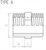 Mynd af PVC Lím Brjóstnippill    1" 