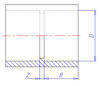 Mynd af PVC Lím Múffa 160mm