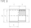 Mynd af PVC Lím Nippiltengi  90mm x 3"