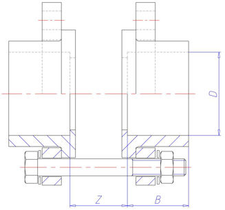 Mynd af PVC Lím Flangsasett m/Boltum 160mm