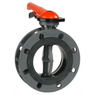 Mynd af PVC Lím Spjaldloki 160mm (DN150)