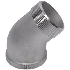 Mynd af Nippil-Hálf-Hné  1 1/2" Ryðfrítt