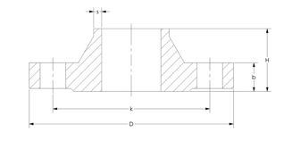 Mynd af Suðu Flangs 2 1/2" Ryðfrír