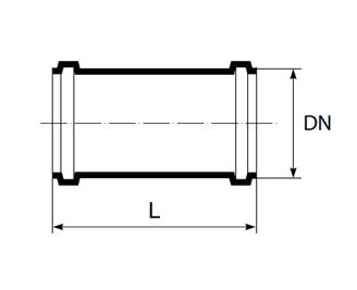 Mynd af  Ultra dB Múffa DN75