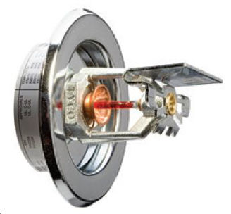 Mynd af Sprinkler stútur 1/2" - 68°C - Hlið - Hraðvirkur