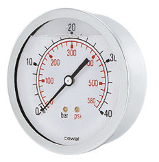 Mynd af Vökvafylltur þrýstimælir 10 bör - 63mm