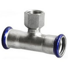 Mynd af Press Múffu-Té Ryðfrítt 54mm x      1/2" x 54mm