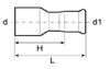 Mynd af Press Nippil-Minnkun Ryðfrí  42 x 15 mm
