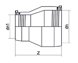 Mynd af Suðu minnkun DN 63/32 - SDR 11
