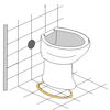 Mynd af WC Borði - 4,5m x 36mm x 3mm