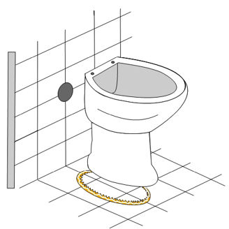 Mynd af WC Borði - 4,5m x 36mm x 3mm