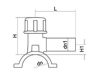 Mynd af Borbaula með hníf DN 50/32 - SDR 11