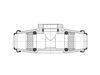 Mynd af ISO Té DN 20 /   1/2"
