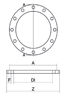 Mynd af Flangs DN 125 - PN 16