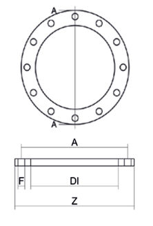 Mynd af Flangs DN 200 - PN 10
