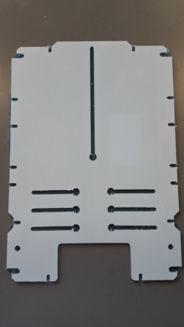 Mynd af Mælaplata kWh f/EK plast