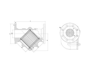 Mynd af Flangs Sía DN 80