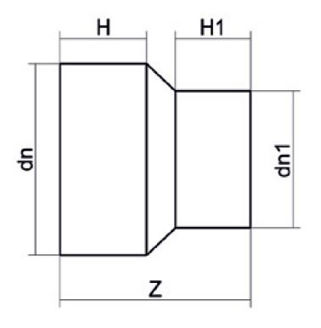 Mynd af Minnkun DN 160/110 - SDR 17