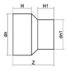 Mynd af Minnkun DN 250/200 - SDR 17