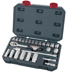 Mynd af Topplyklasett 3/8" 26 stk