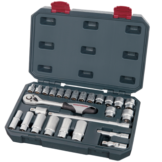 Mynd af Topplyklasett 3/8" 26 stk