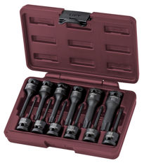 Mynd af Torx sett 1/2" T10-T70 12 stk