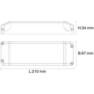 Mynd af Spennir PC-Dim 24VDC IP20 100W